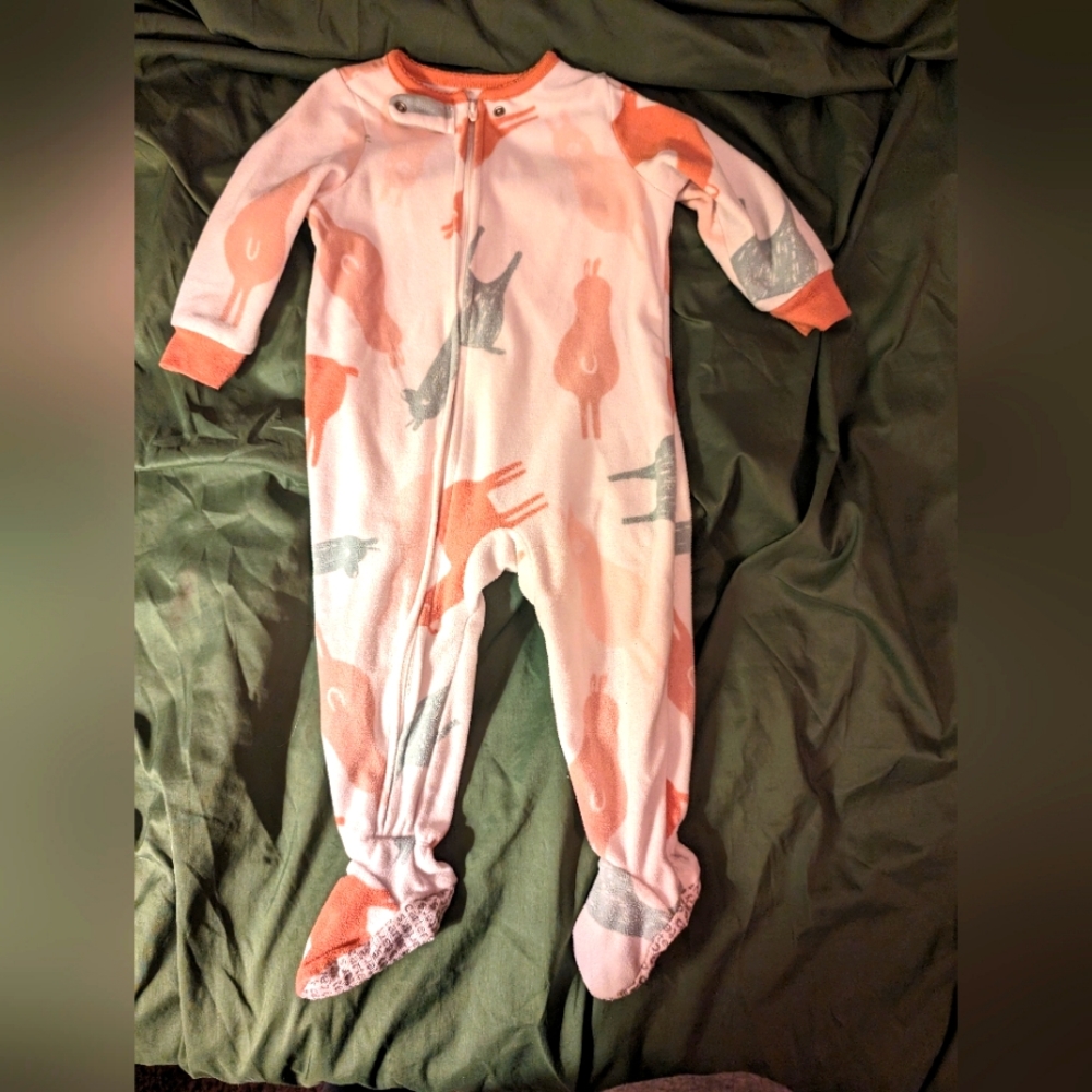 💎5 for $25💎Llama Print Bodysuit Footed Onesie 12m